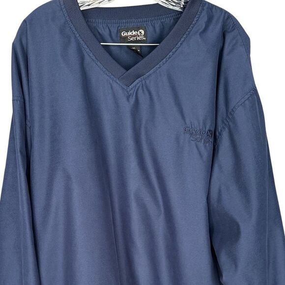 Guide Series Mens Lined Navy Blue Long Sleeve Pullover VNeck Size XXL - Picture 7 of 9